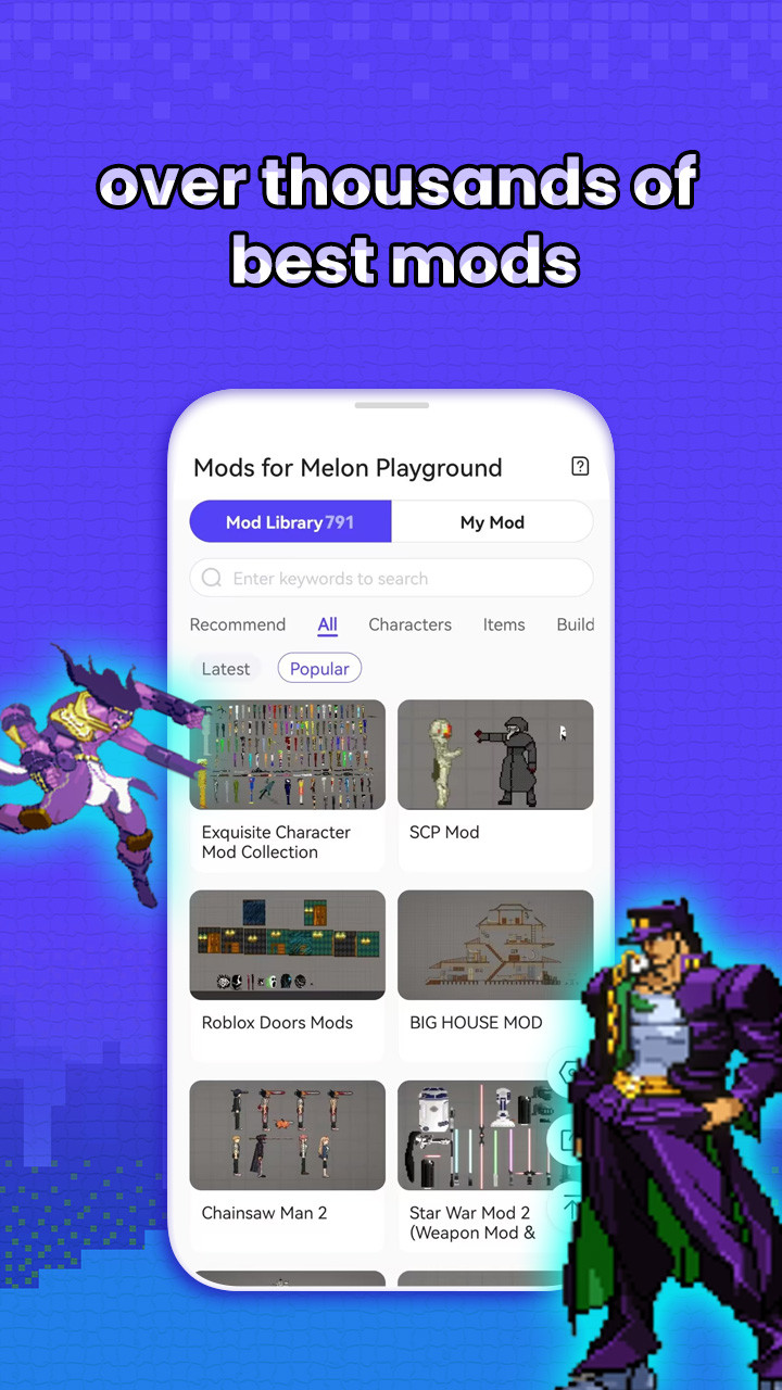 Mods for Melon Playground apk