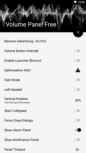 Volume Panel Pro