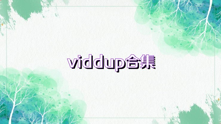 viddup合集