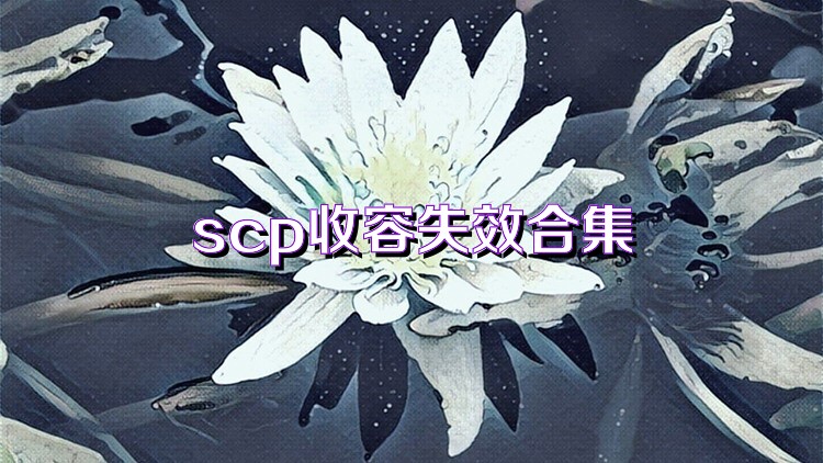 scp收容失效合集