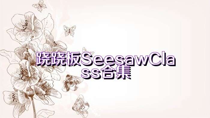 跷跷板SeesawClass合集