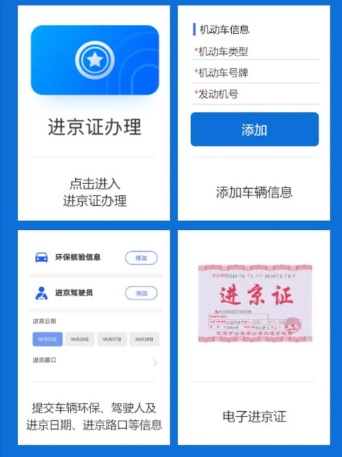 进京证app使用指南