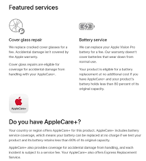 VisionPro AppleCare维修成本高昂，公开费用如何节省