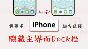 苹果iPhone手机如何隐藏Dock栏