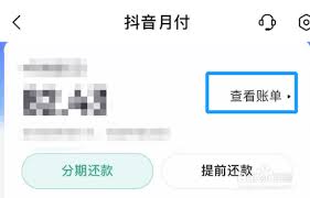 抖音月付怎么还钱