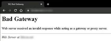 502badgateway错误如何解决