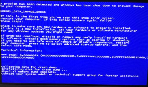 蓝屏0x0000007a错误原因是什么