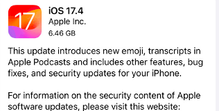 iOS17.4RC新增功能详解