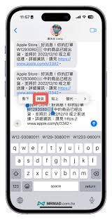 iPhoneX如何复制文字