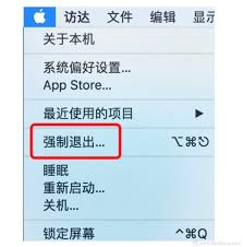 苹果MAC电脑怎样强制关闭程序