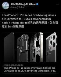 如何应对iPhone15 Pro系列手机过热问题