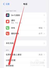 iphone呼叫转移如何设置