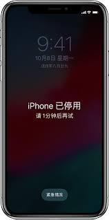 显示iPhone已停用怎么办