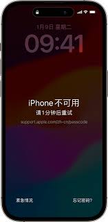 iPhone不可用怎么解除