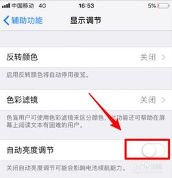 ios12如何关闭自动亮度调节