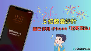 iphone显示已停用如何解决