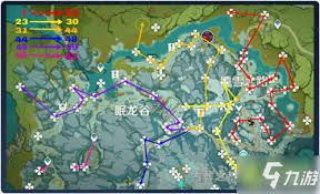原神雪山宝箱位置分布图