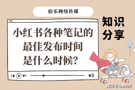 小红书最佳发布时间攻略