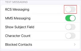 苹果手机如何禁用RCS