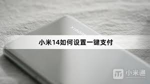 小米14设置一键支付