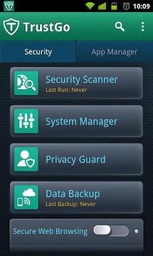 防病毒和手机安全TrustGo