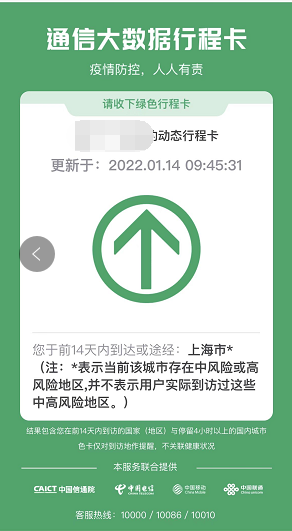 上海不再中风险地区为什么行程码带了